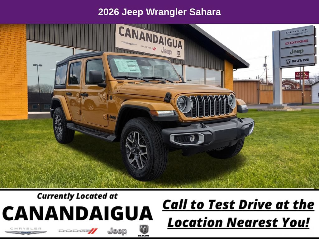 New 2026 Jeep Wrangler Unlimited Sahara