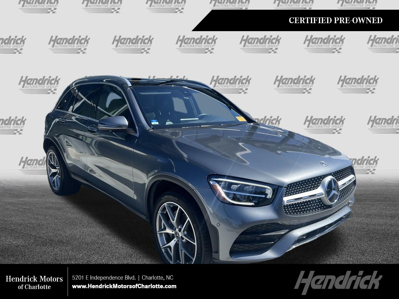 Certified 2021 Mercedes-Benz GLC 300 4MATIC w/ AMG Line