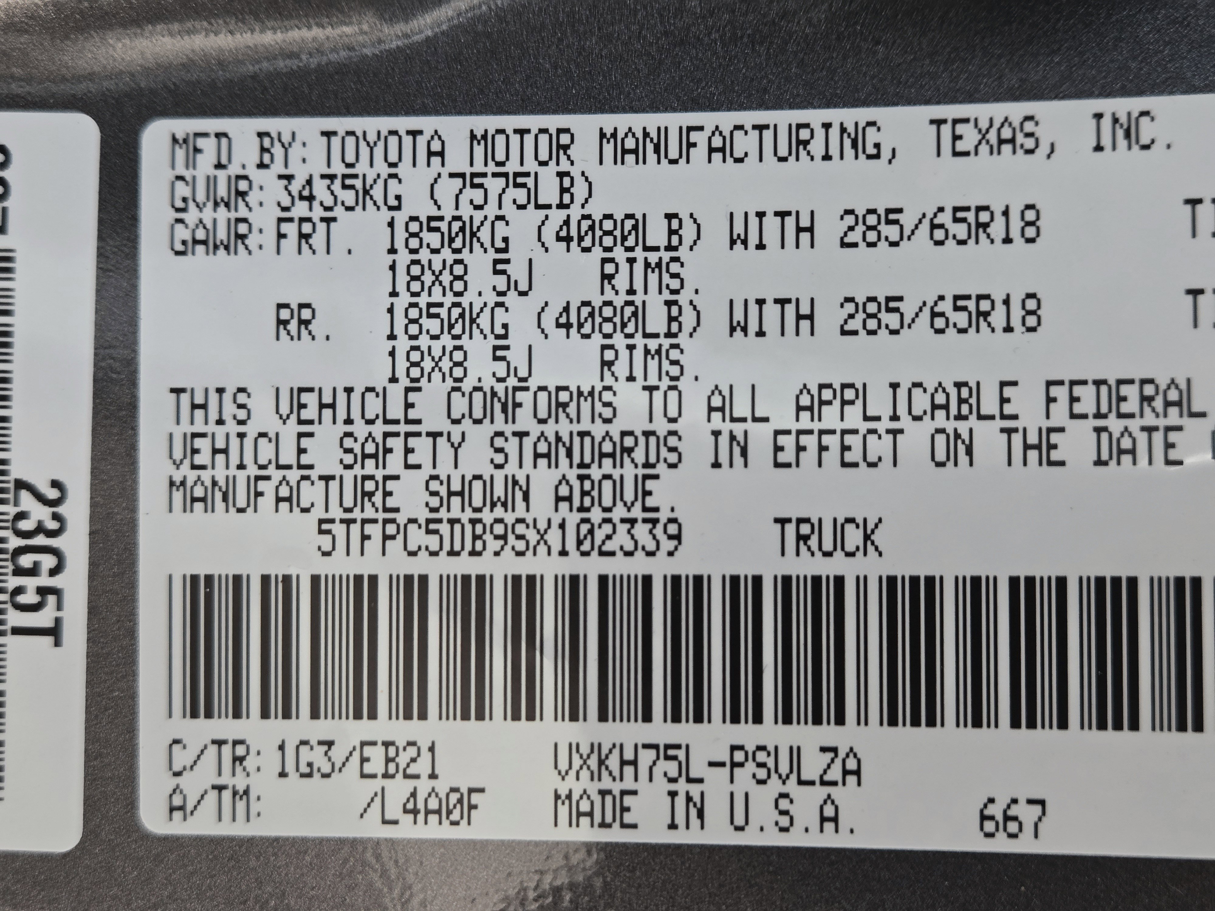New 2025 Toyota Tundra TRD Pro image 20