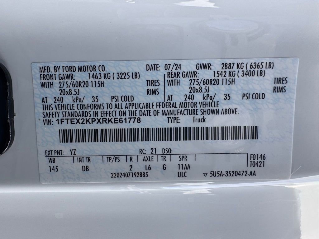 Used 2024 Ford F150 STX w/ Mobile Office Package RWD image 44