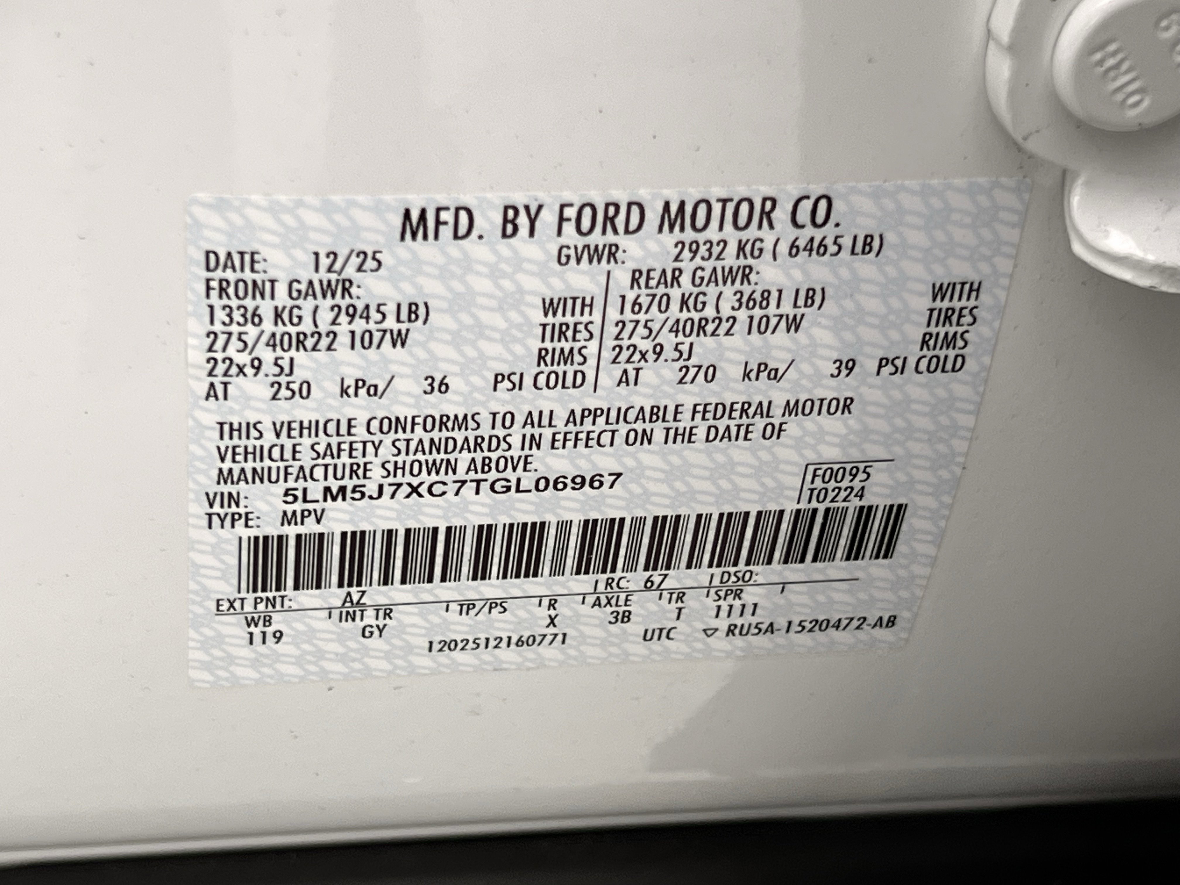 New 2026 Lincoln Aviator Reserve AWD/4WD image 29