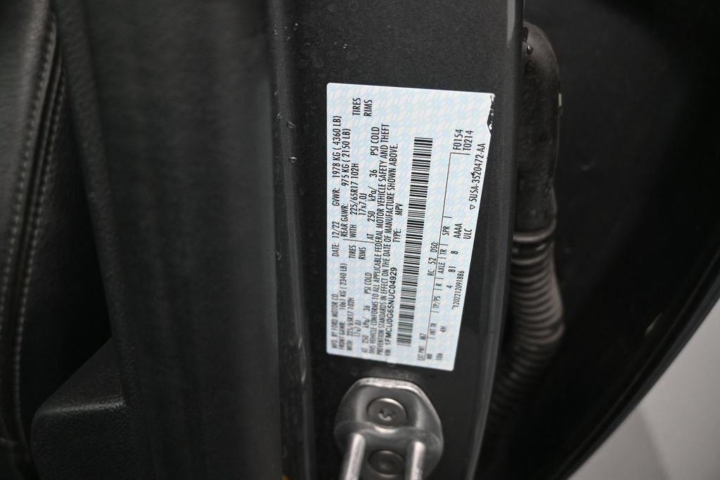 Certified 2022 Ford Escape SE FWD image 27