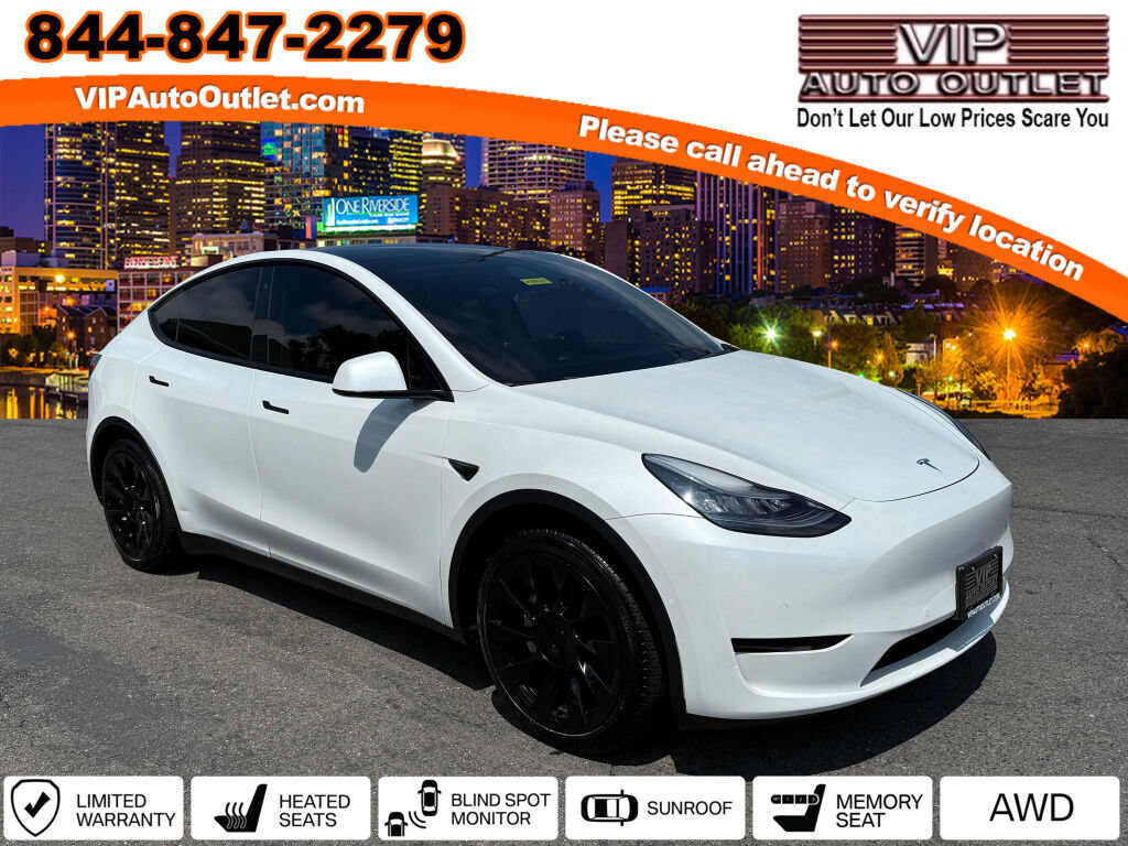 Used 2020 Tesla Model Y Long Range AWD/4WD image 1