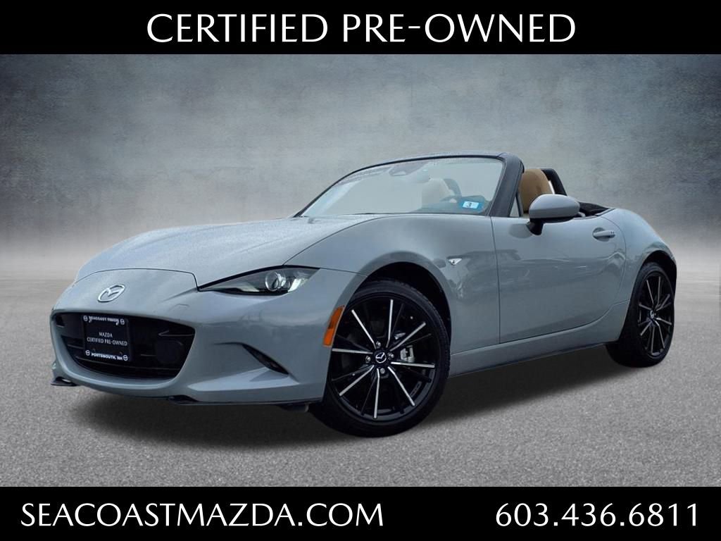 Certified 2025 MAZDA MX-5 Miata Grand Touring w/ Weather Package