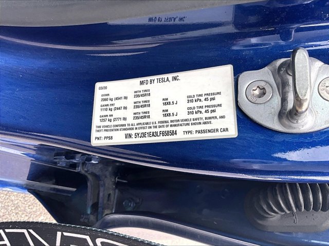 Used 2020 Tesla Model 3 Standard Range Plus image 29