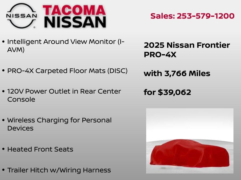 Used 2025 Nissan Frontier PRO-4X w/ Pro Convenience Package image 13