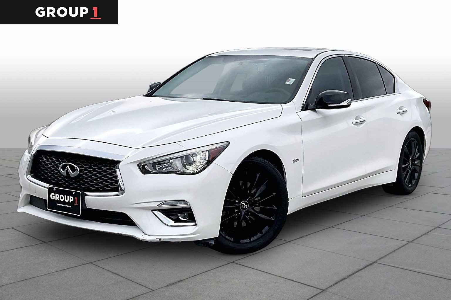 Used 2019 INFINITI Q50 Luxe RWD image 1