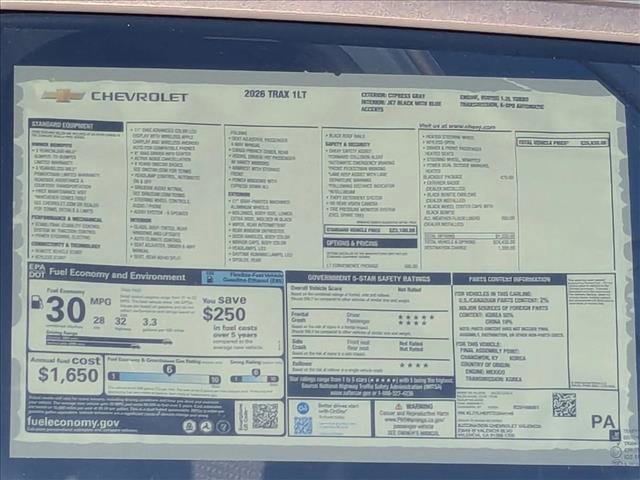 New 2026 Chevrolet Trax LT w/ LT Convenience Package image 17