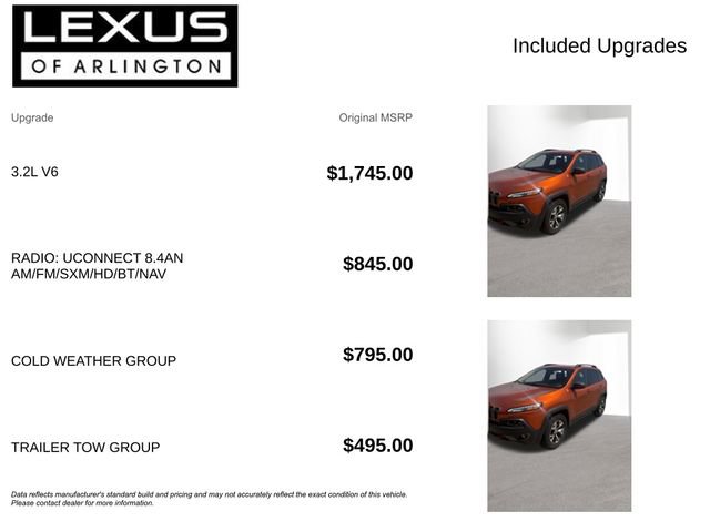 Used 2015 Jeep Cherokee Trailhawk w/ Cold Weather Group image 4