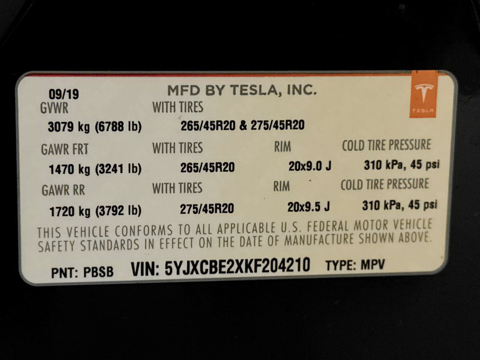 Used 2019 Tesla Model X Long Range AWD/4WD image 39