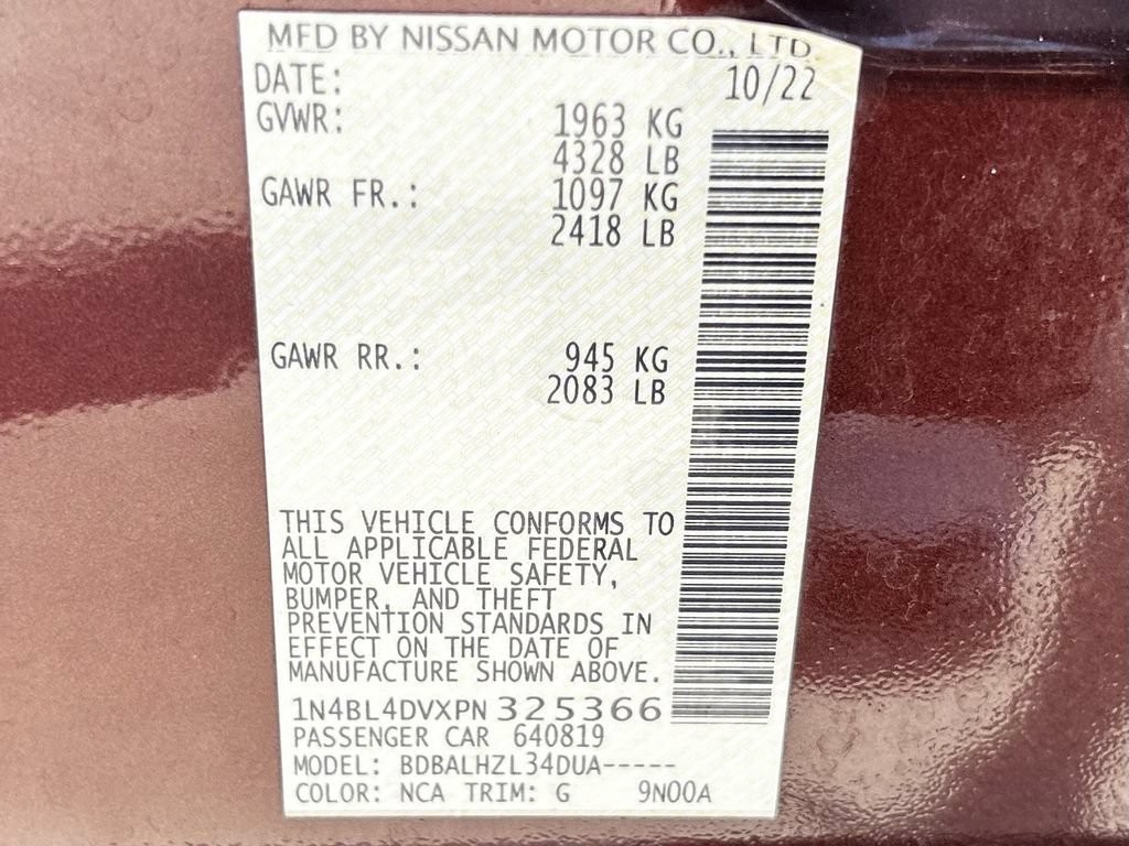 Used 2023 Nissan Altima 2.5 SV FWD image 33