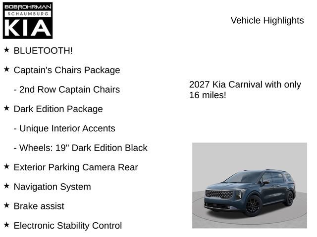New 2027 Kia Carnival SX w/ Dark Edition Package FWD image 7