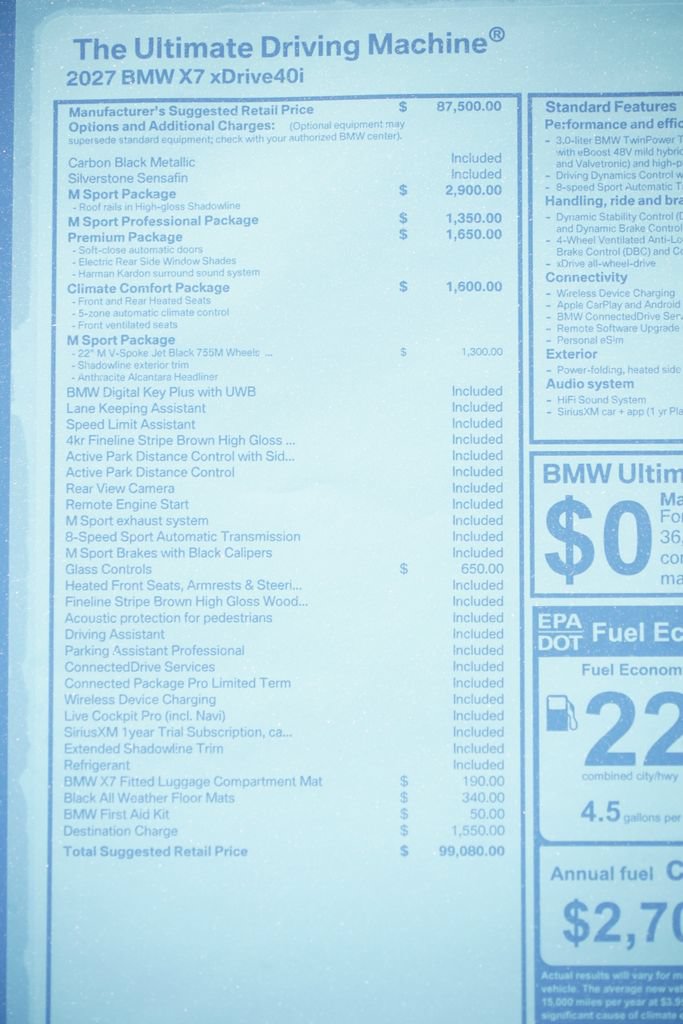 New 2027 BMW X7 xDrive40i AWD/4WD image 11