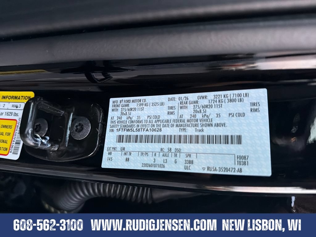 New 2026 Ford F150 Lariat w/ Equipment Group 501A Mid AWD/4WD image 29