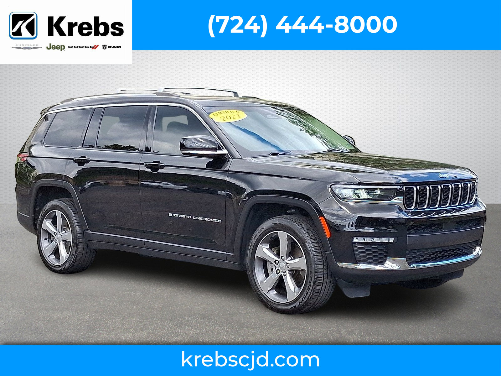 Certified 2021 Jeep Grand Cherokee L Limited