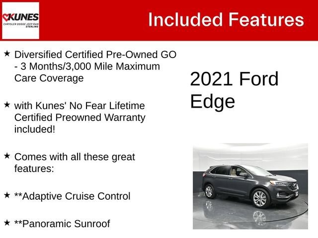 Used 2021 Ford Edge Titanium w/ Equipment Group 301A AWD/4WD image 4
