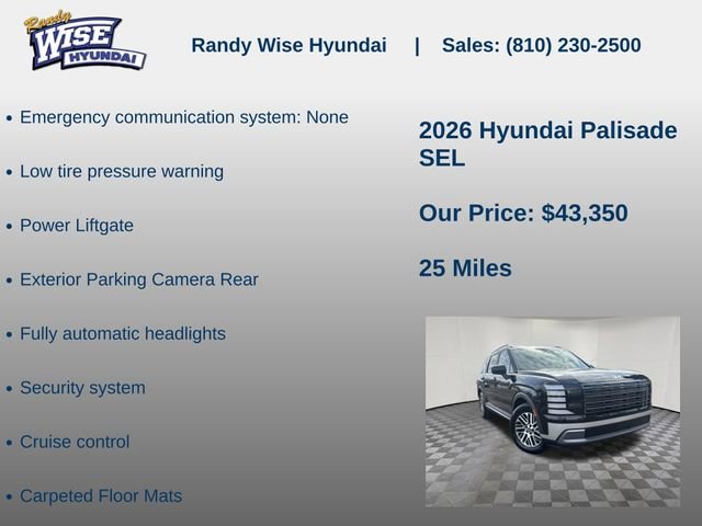 New 2026 Hyundai Palisade SEL FWD image 10
