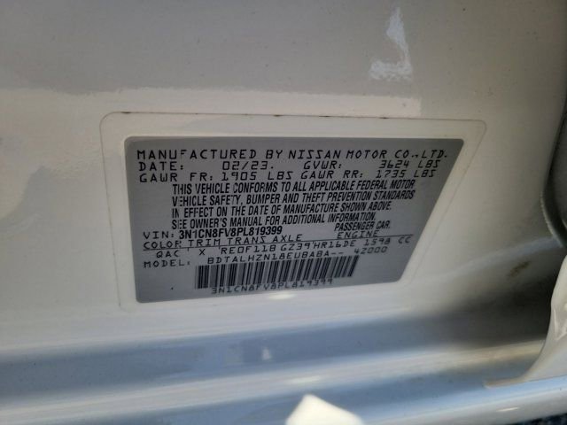 Certified 2023 Nissan Versa SR w/ Trunk Package image 32