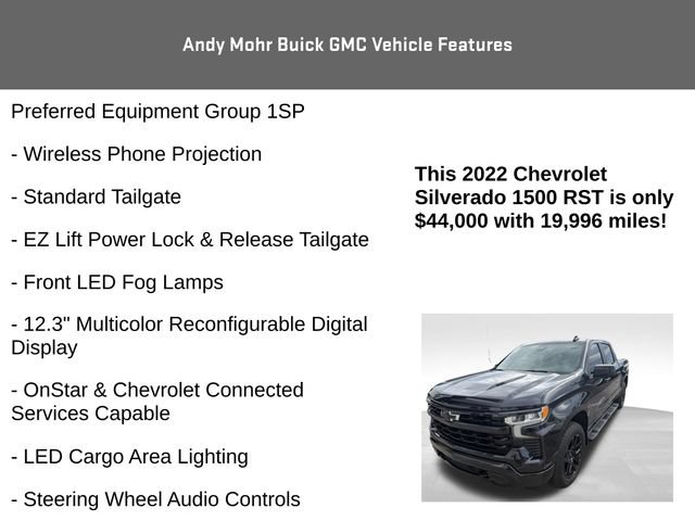 Used 2022 Chevrolet Silverado 1500 RST w/ Protection Package AWD/4WD image 16