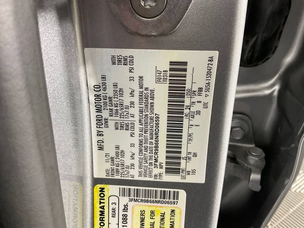 Certified 2022 Ford Bronco Sport Big Bend w/ Convenience Package AWD/4WD image 26