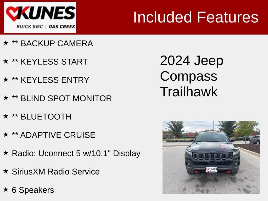 Used 2024 Jeep Compass Trailhawk image 2