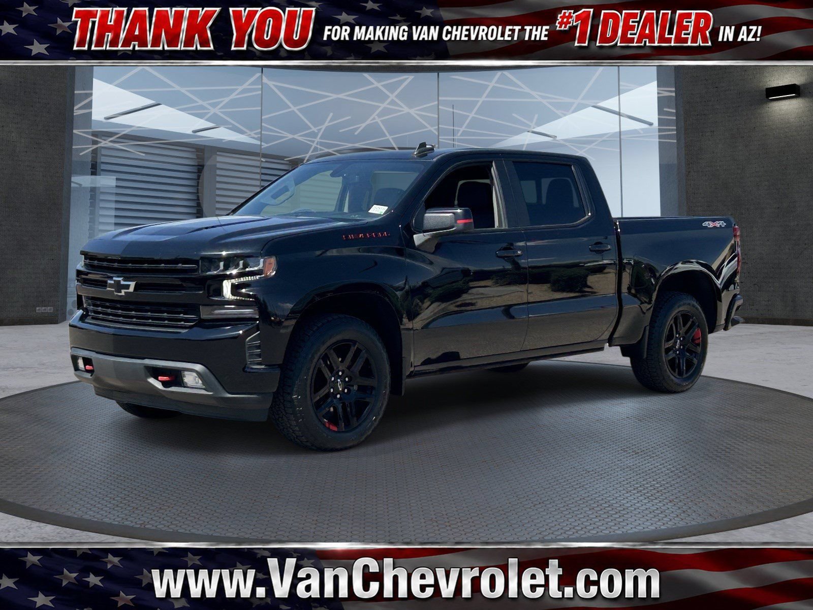 Certified 2021 Chevrolet Silverado 1500 RST w/ Redline Edition AWD/4WD image 1