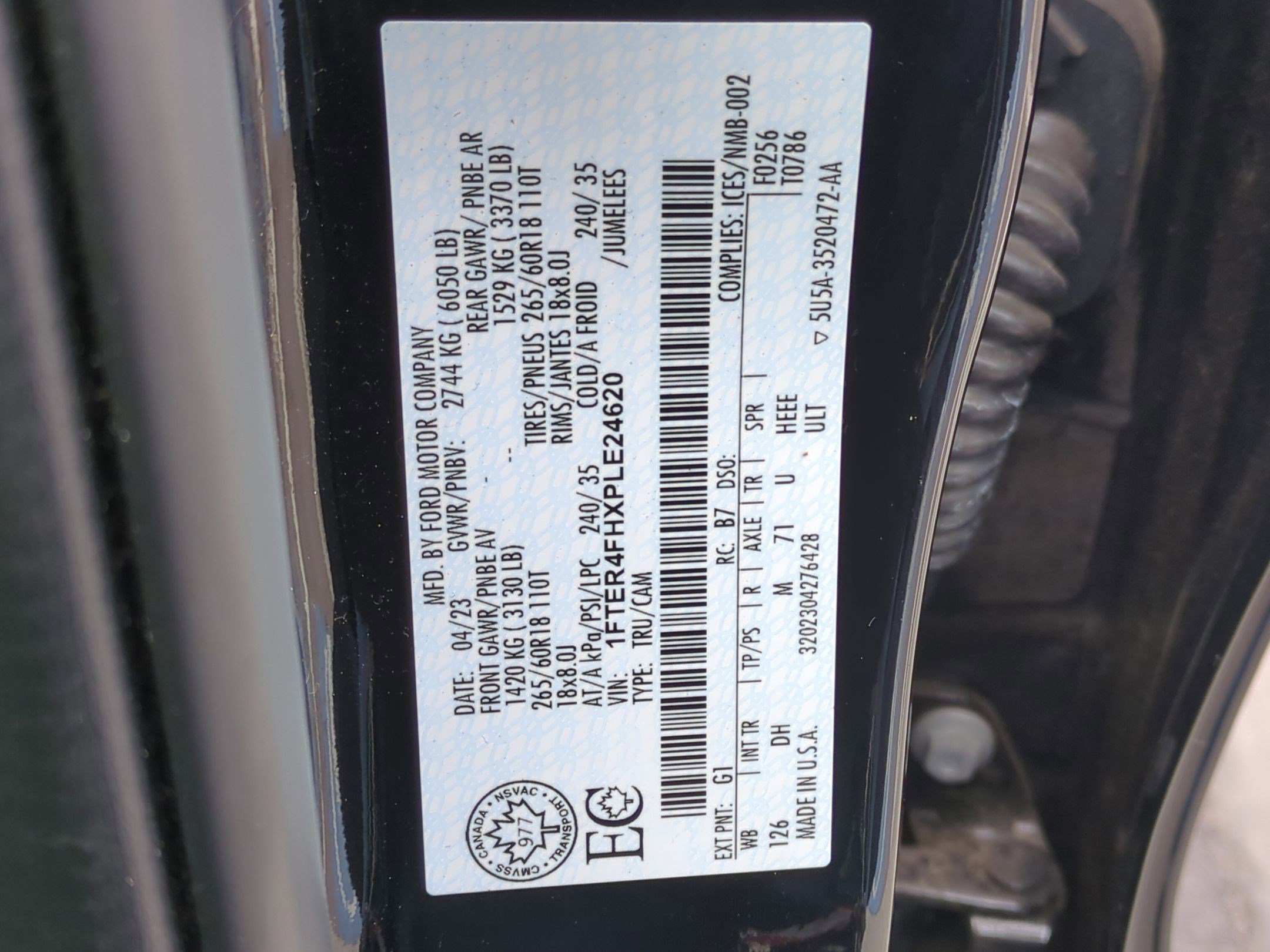 Used 2023 Ford Ranger Lariat w/ Trailer Tow Package image 34