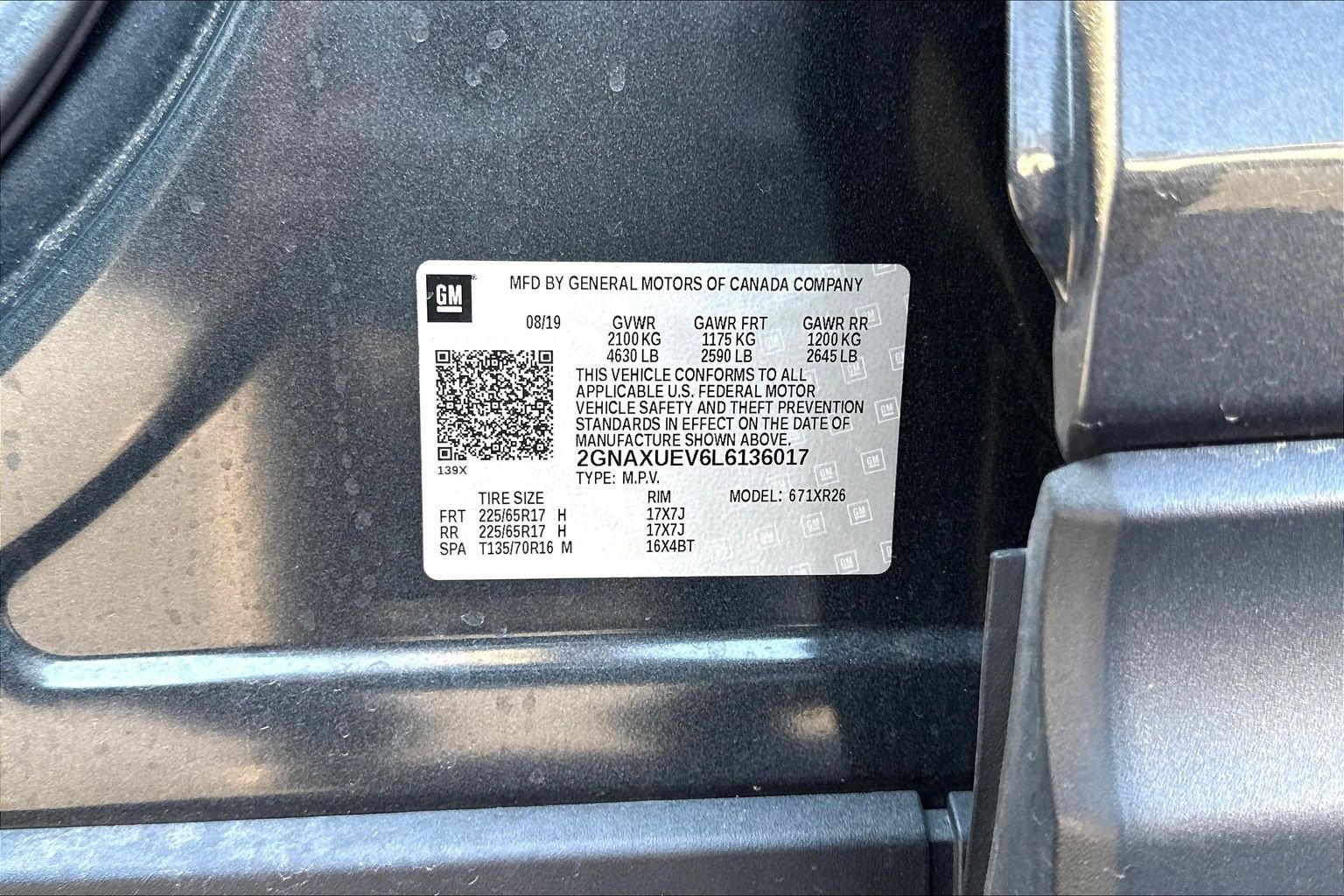Used 2020 Chevrolet Equinox LT AWD/4WD image 6