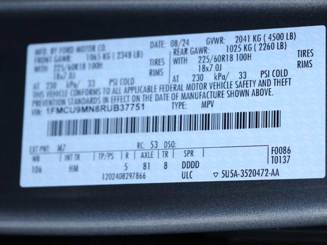 Used 2024 Ford Escape ST-Line w/ Tech Pack #1 image 31