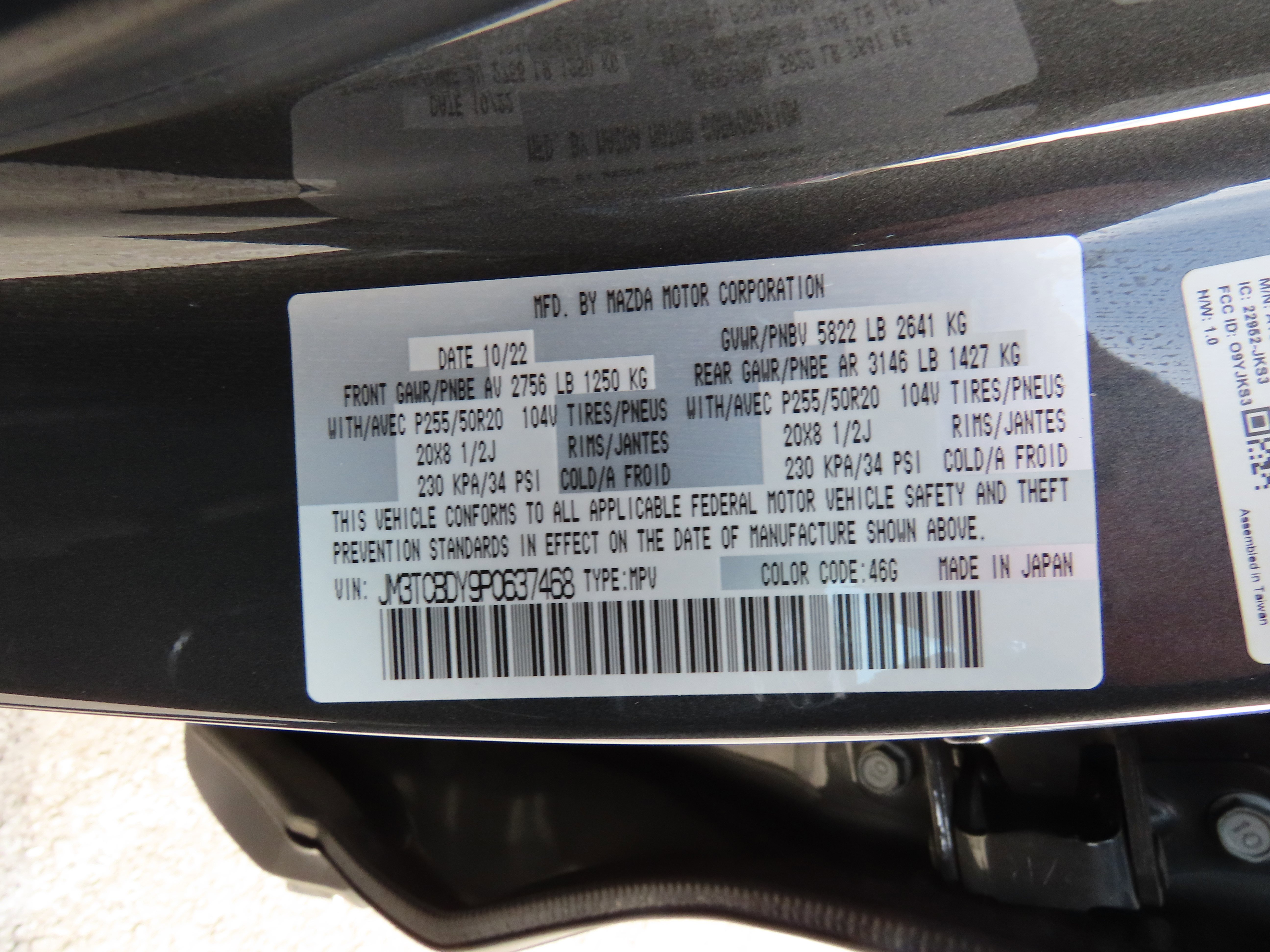 Used 2023 MAZDA CX-9 Grand Touring image 43