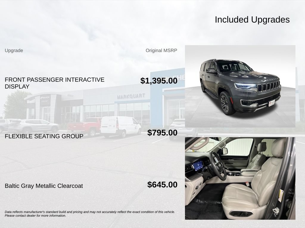 Used 2022 Jeep Wagoneer Series III w/ Flexible Seating Group AWD/4WD image 5