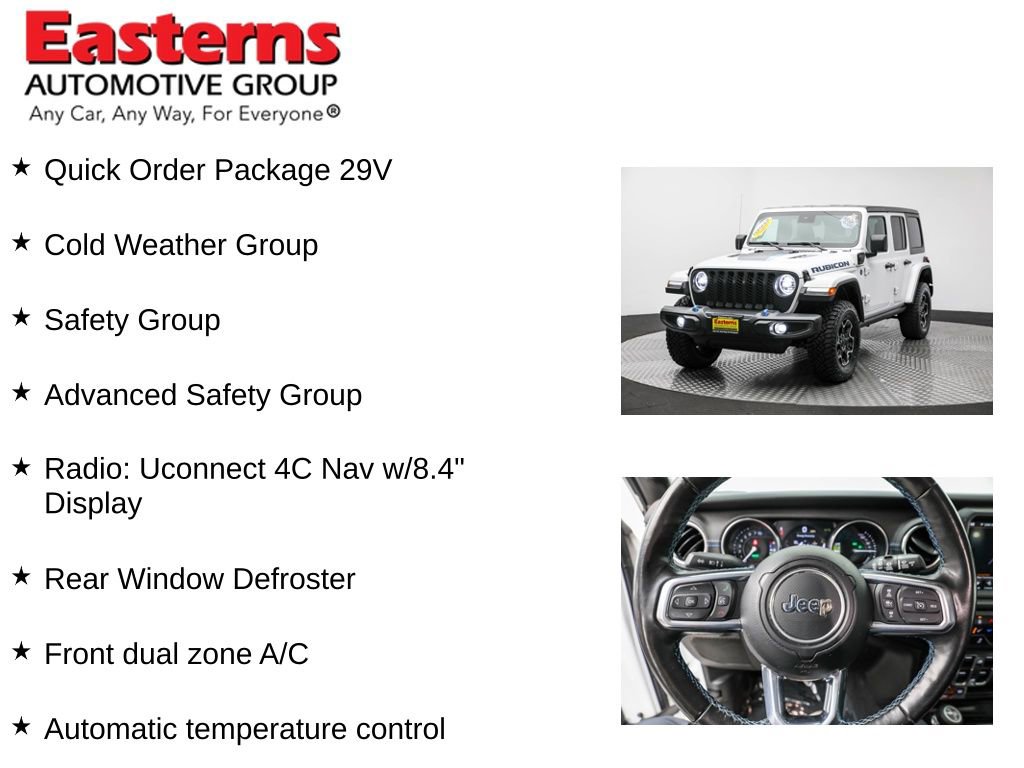 Used 2022 Jeep Wrangler Unlimited Rubicon 4xe w/ Cold Weather Group AWD/4WD image 11