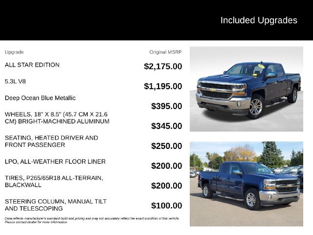 Used 2017 Chevrolet Silverado 1500 LT w/ All Star Edition AWD/4WD image 8