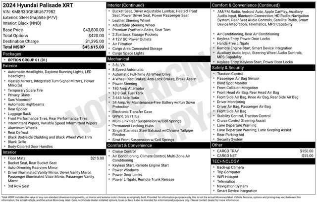Used 2024 Hyundai Palisade XRT AWD/4WD image 4