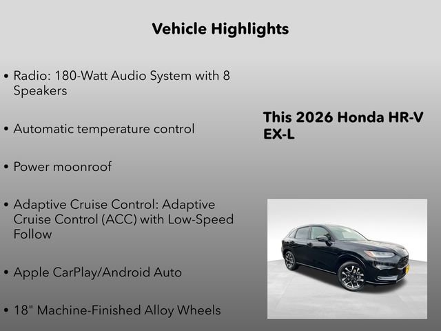 New 2026 Honda HR-V EX-L image 5