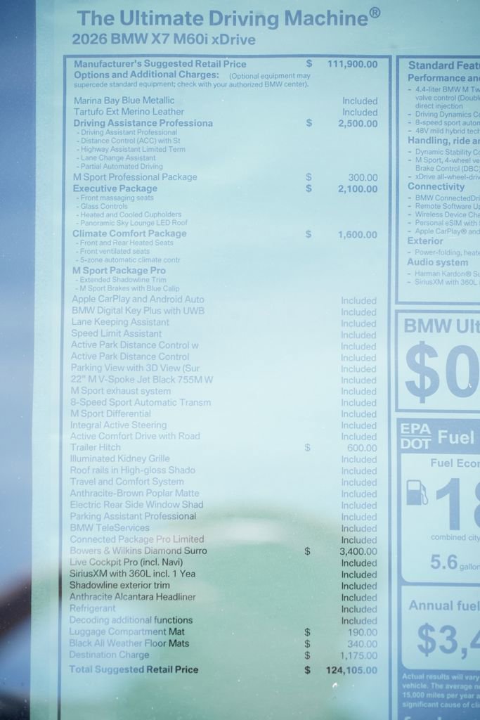 New 2026 BMW X7 M60i image 8