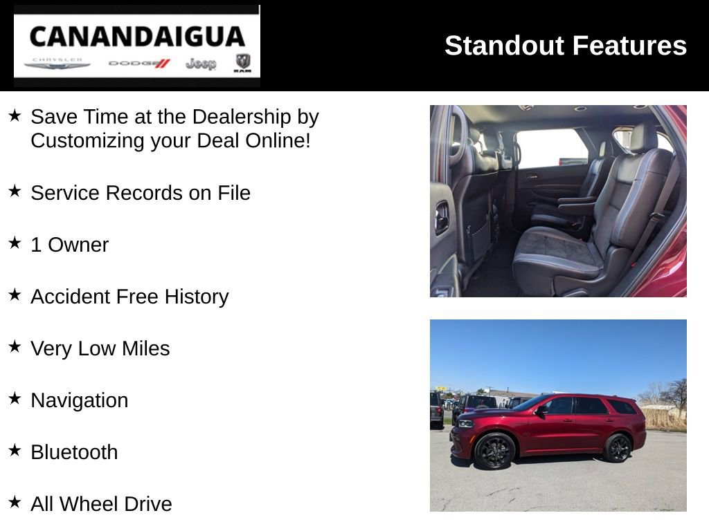 Used 2022 Dodge Durango R/T w/ Blacktop Package image 8