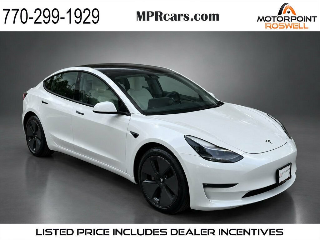 Used 2022 Tesla Model 3 Long Range AWD/4WD image 1