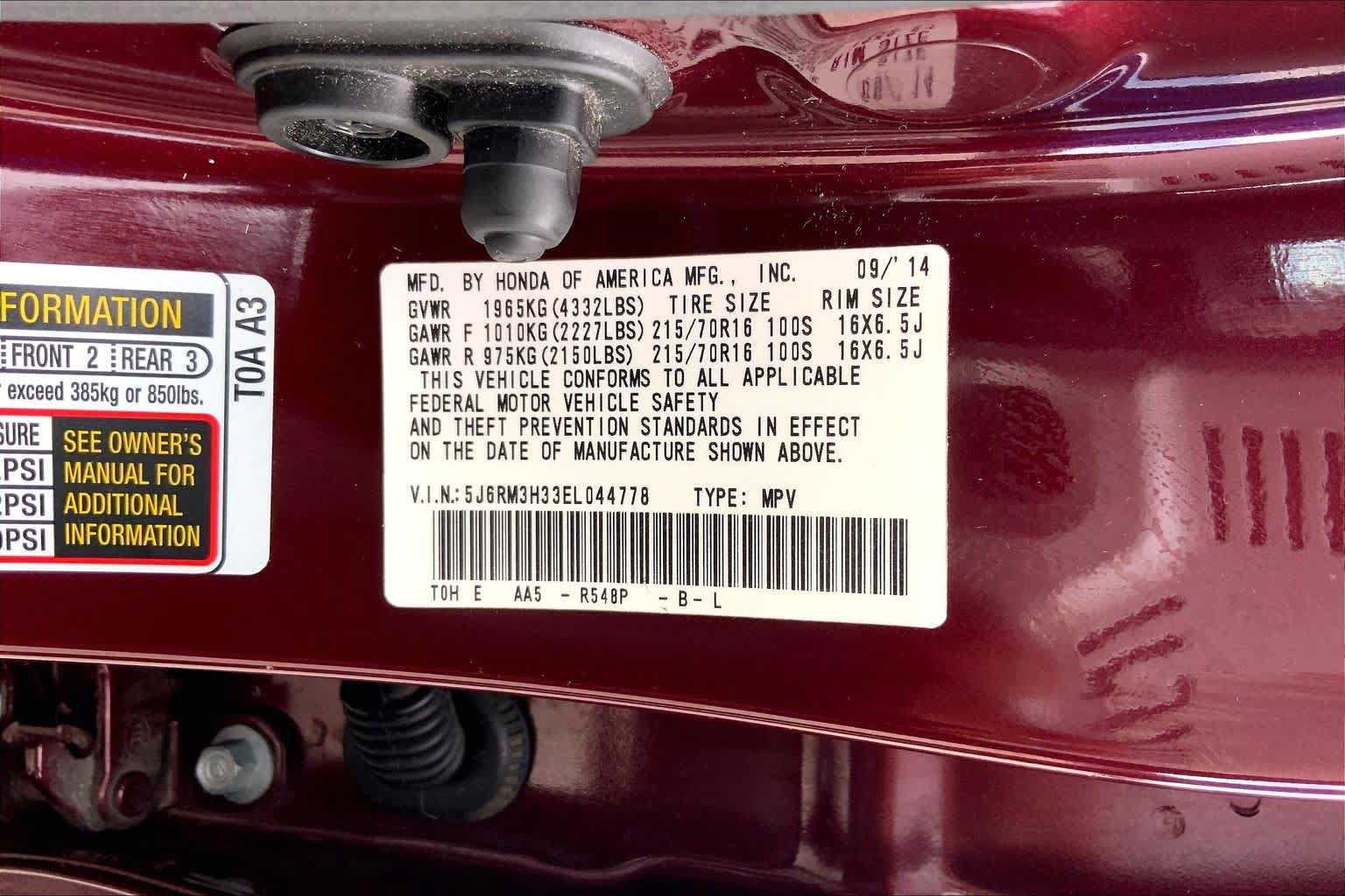 Used 2014 Honda CR-V LX image 36