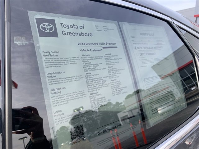 Used 2023 Lexus NX 350h 350h Premium image 38