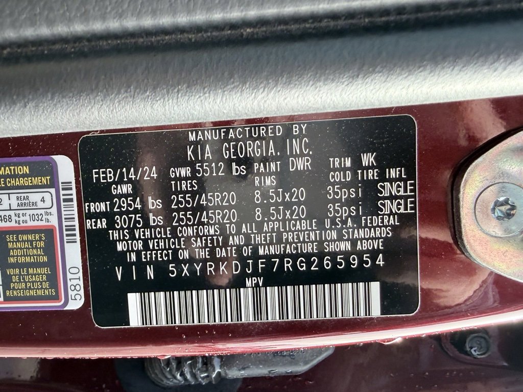 Used 2024 Kia Sorento SX Prestige w/ Olive Brown Leather Package image 34