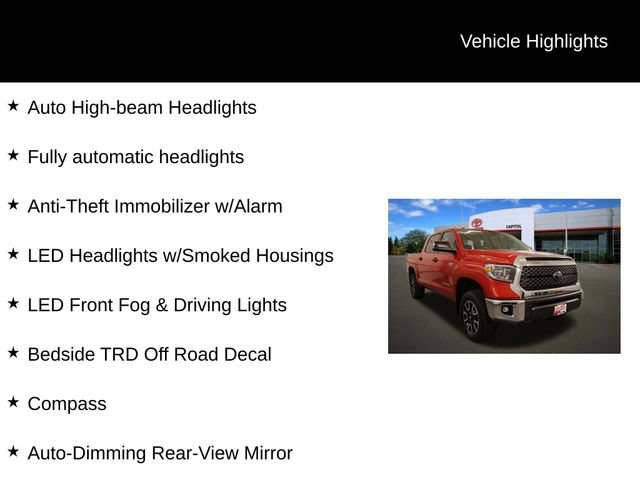 Used 2018 Toyota Tundra SR5 w/ TRD Off Road Package AWD/4WD image 4