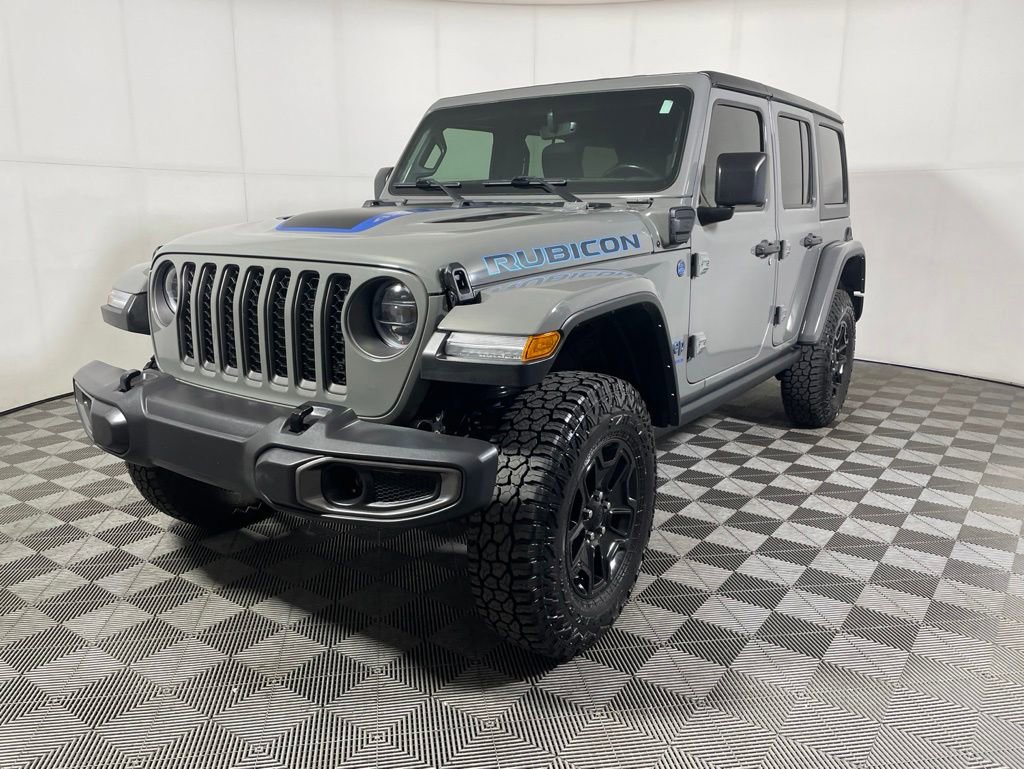 Used 2023 Jeep Wrangler Unlimited Rubicon 4xe w/ Steel Bumper Group AWD/4WD image 4
