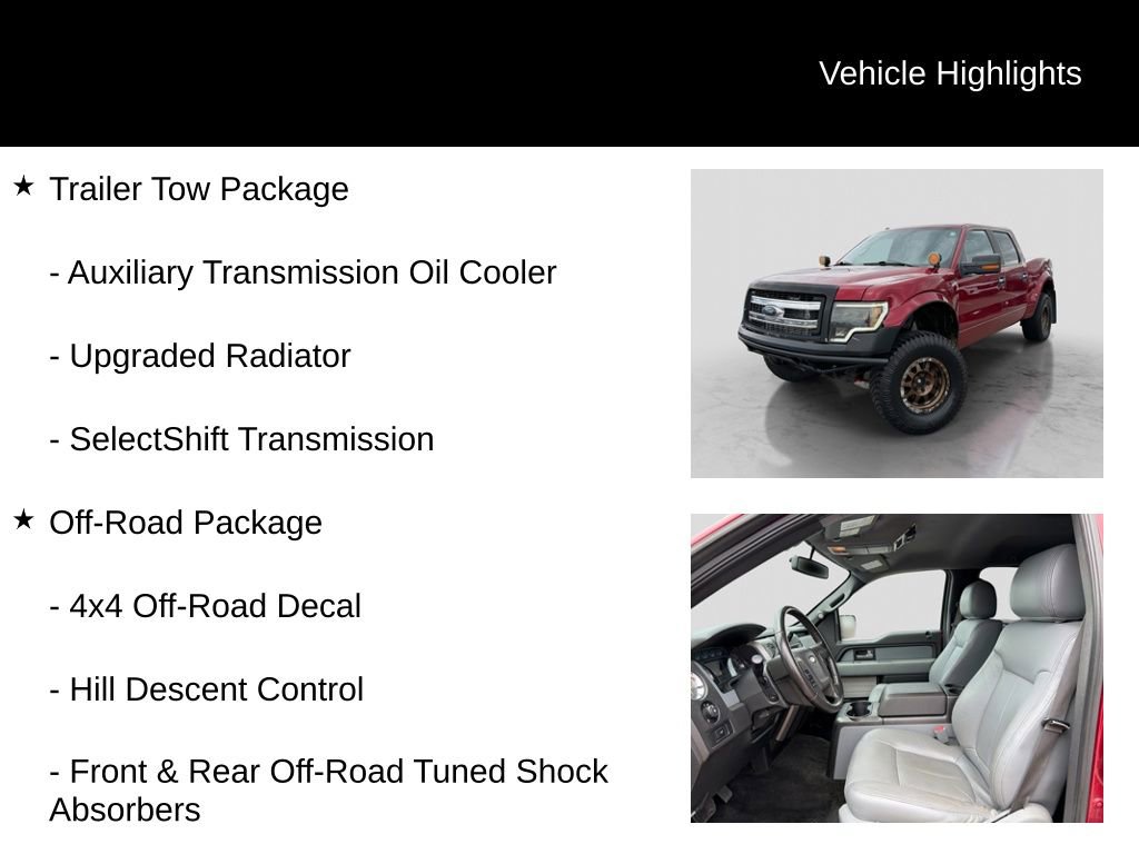 Used 2014 Ford F150 XLT w/ Equipment Group 302A Luxury AWD/4WD image 11