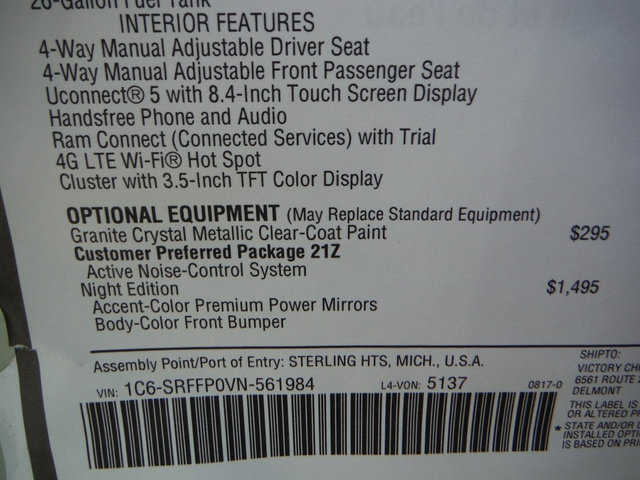 New 2027 RAM 1500 4x4 Crew Cab image 56