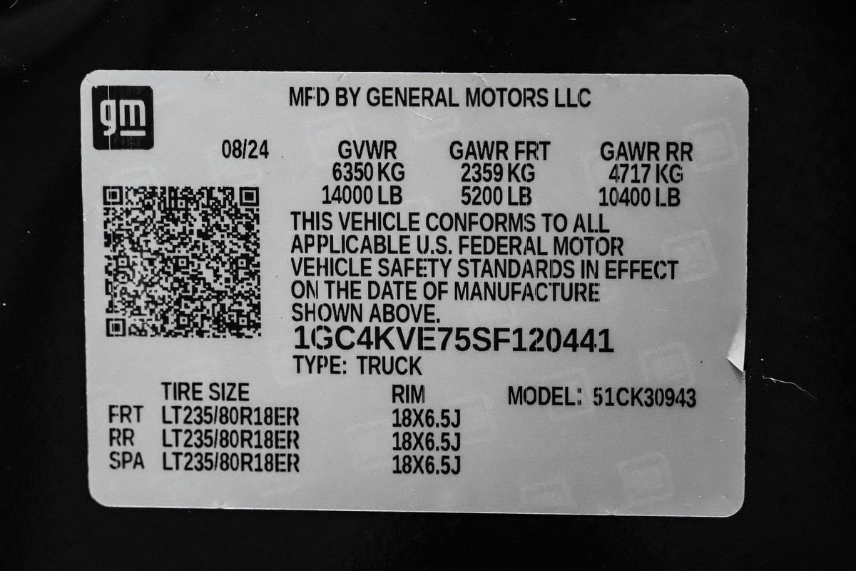 Used 2025 Chevrolet Silverado 3500 High Country w/ Technology Package AWD/4WD image 62