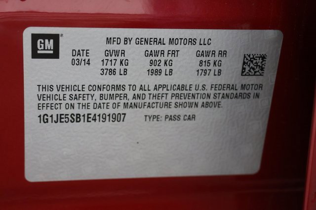 Used 2014 Chevrolet Sonic LTZ image 28