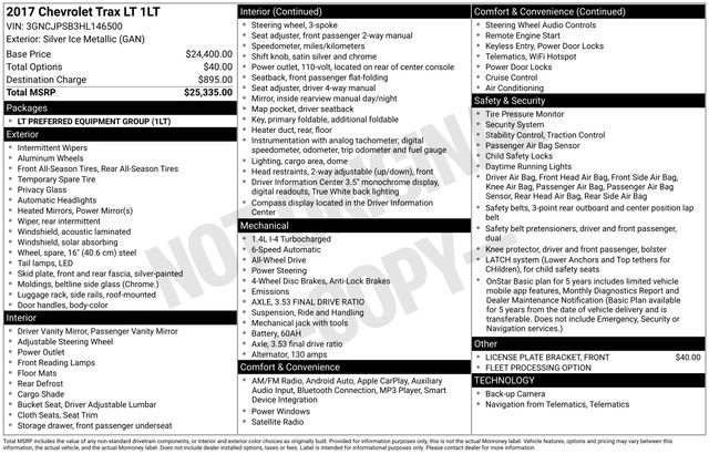 Used 2017 Chevrolet Trax LT image 31