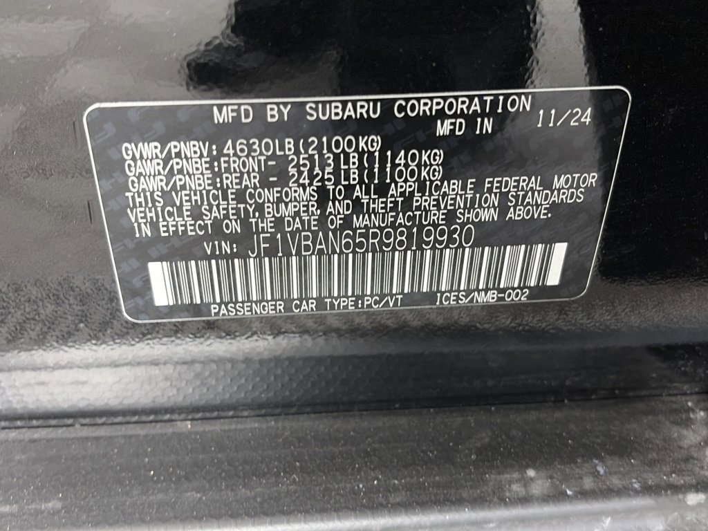 Used 2024 Subaru WRX Limited w/ Popular Package #1A image 9