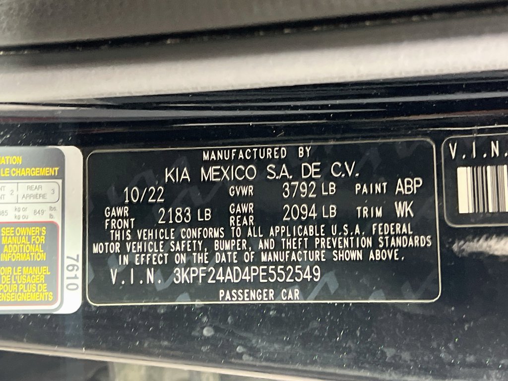 Certified 2023 Kia Forte LXS FWD image 7